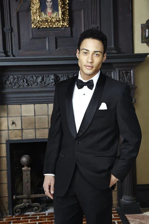 "London" Black Tuxedo Jacket